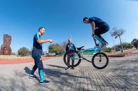 José “Maligno” Torres, at the 2024 Olympic Games: the Cordoba native won the gold medal in BMX freestyle