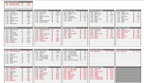 Olympics schedule