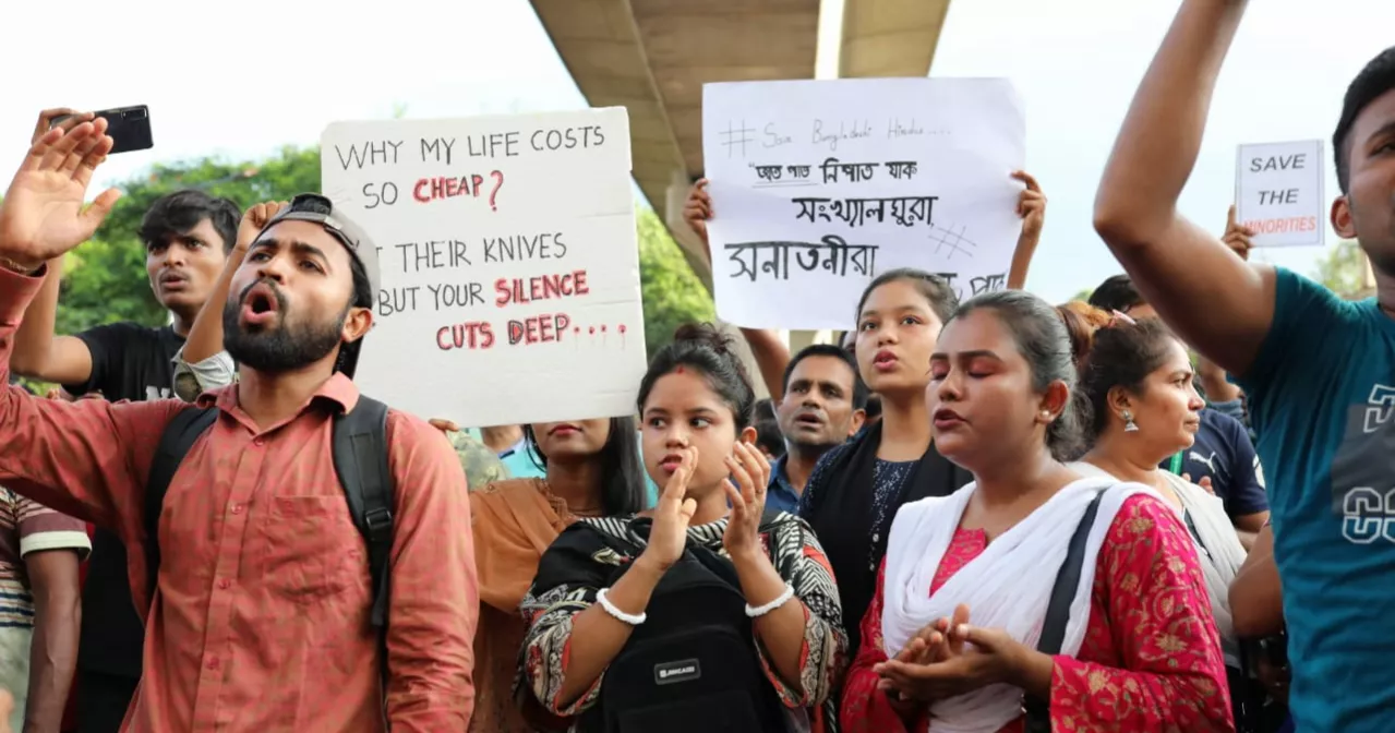 Hindus stage rally