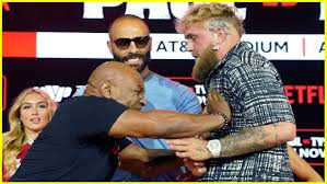 ‘It’s happening’: Mike Tyson and Jake Paul meet face to face to promote fight (again)-2024 Beautiful