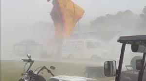 Severe thunderstorm causes bounce house to go airborne in Alabama 2024 wonderful