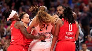 Fever-Mercury game erupts into shoving match as WNBA returns from long break 2024 wonderful