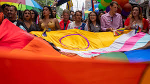 Same-sex couples and LGBTQ+ activists rally in Nepal’s capital during the annual Pride parade2024