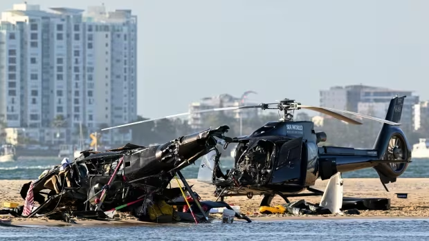 Helicopters Collide