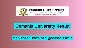 Right Now Osmania university results 24 Osmania university