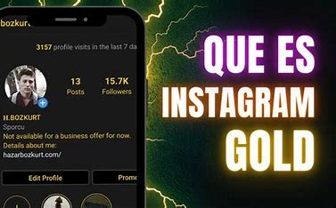 que es gold en instagram