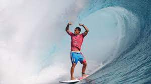 Vaast clinches Olympic surfing gold on home wave light surfing