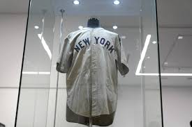 Babe Ruth baseball jersey shatters sports memorabilia auction record Right now 2024