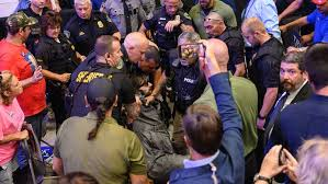 Police use Taser to subdue man who stormed media area of Trump rally in Pennsylvania 2024