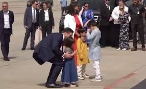 Usha Vance paints Delhi red with stylish Day 1 look; kids look adorable in kurtas: Pics and videos 2025 best